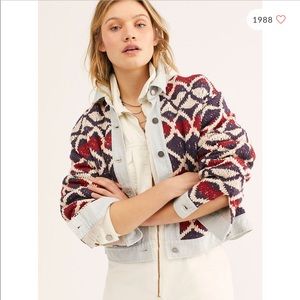 Free People Lakeside Denim Jacket NWT